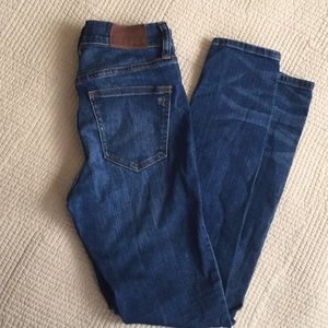 Madewell high rise skinny jean size 24
